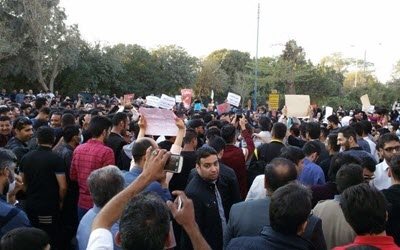 Protest gegen Rouhani