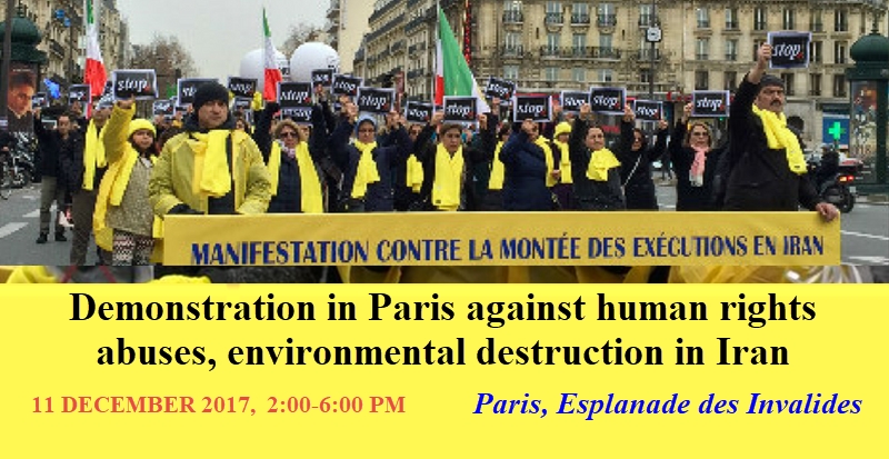 Demo in Paris für die Menschenrechte