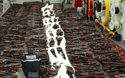 Marine stoppt Waffenlieferung vom Iran